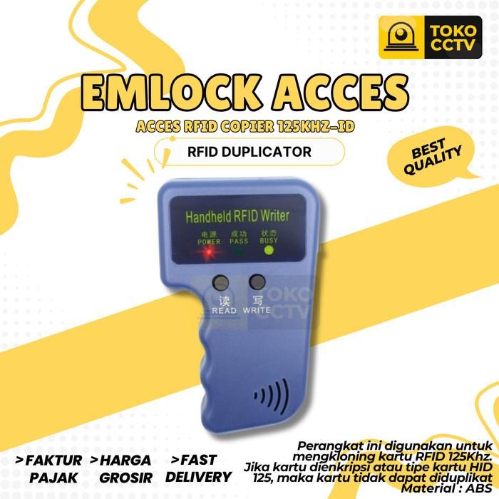 

Duplikat Kartu 125KHz Handheld RFID Card Copier-Reader/Writer