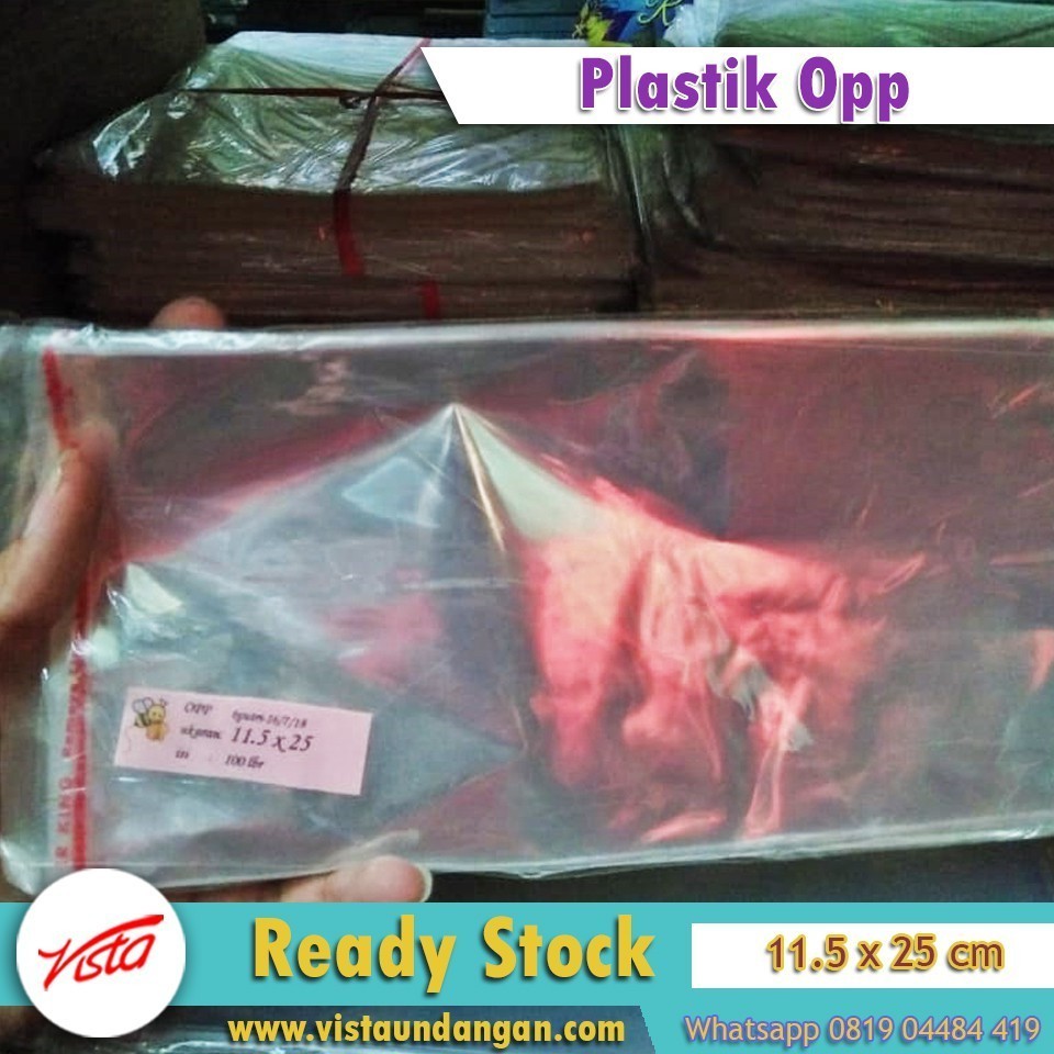 

Plastik OPP 11,5 x 25 cm, Undangan & Souvenir