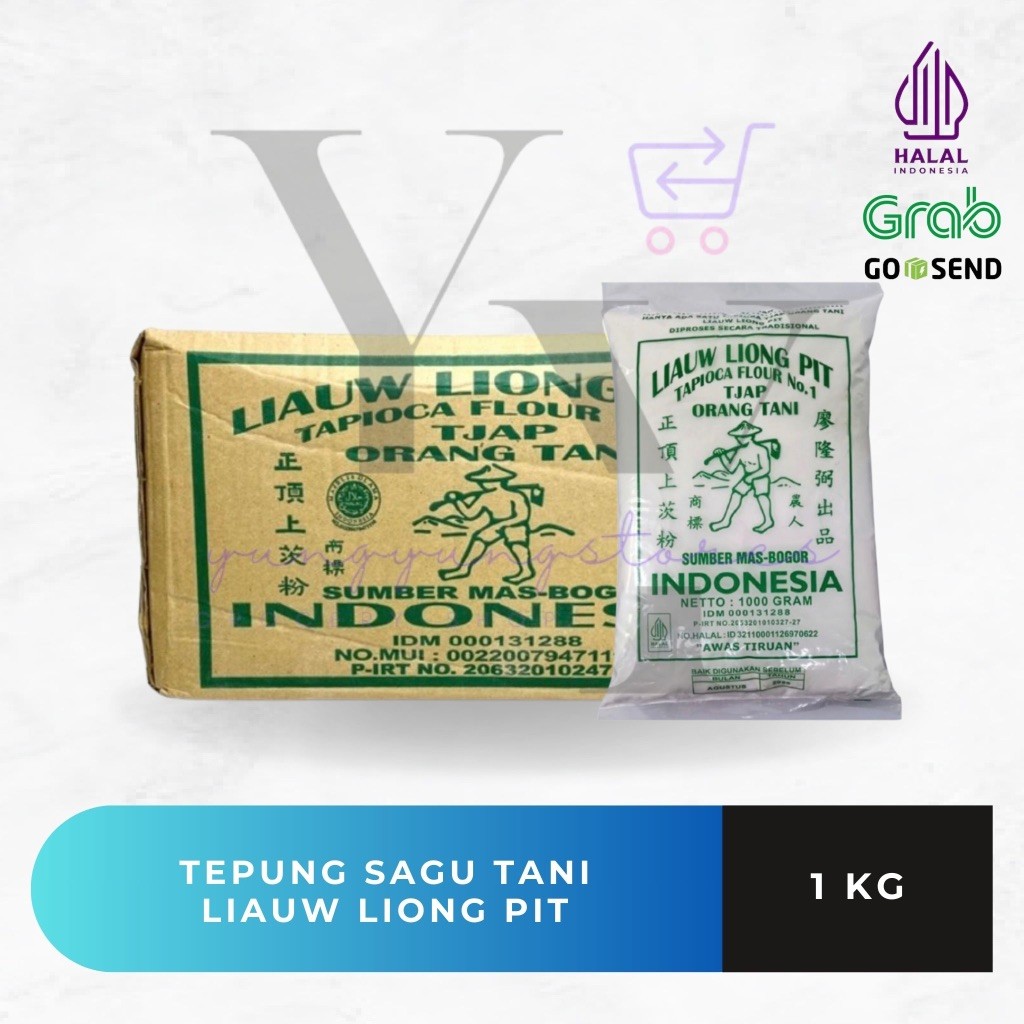 

1 Dus Isi 10 Bungkus Tepung Sagu Tani Liauw Liong Pit 1 kg