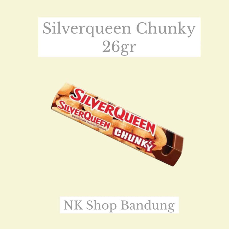 

SilverQueen Chunky 26gr – Cokelat Kacang Crispy Lezat