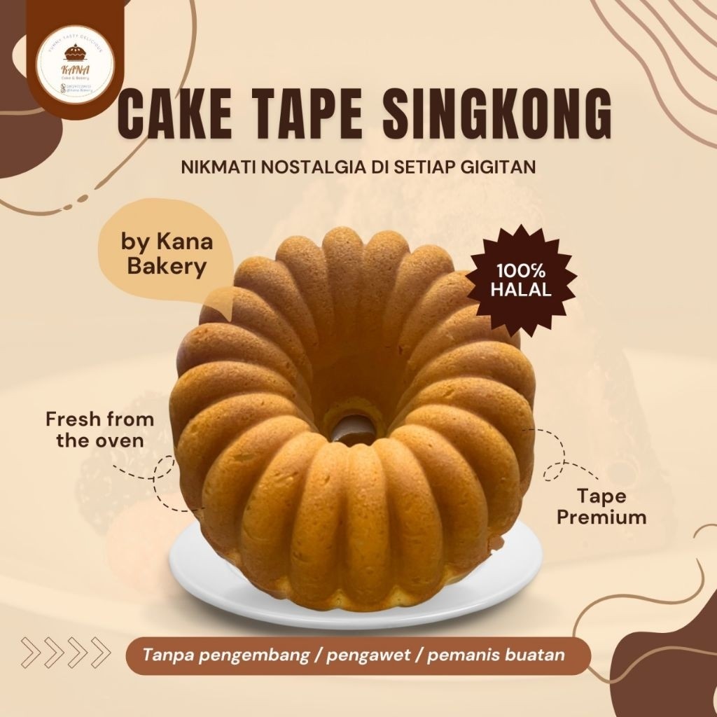 

Cake Tape Singkong By Kana Bakery