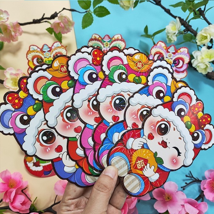

GROSIR Angpao Ular 3D Premium isi 6 Angpau Kilap Tebal Angpau Sincia Angpau Merah Ampau Tebal Murah