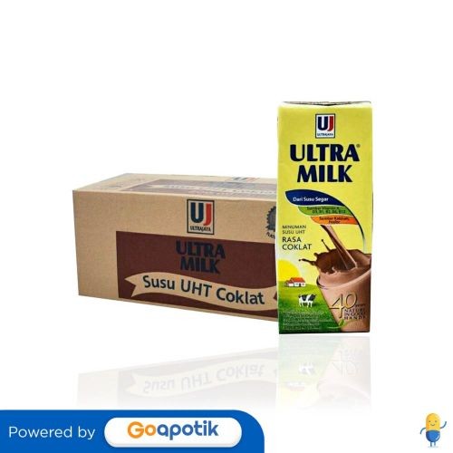 

Ultra Susu Uht Rasa Cokelat 250 Ml Tetrapak