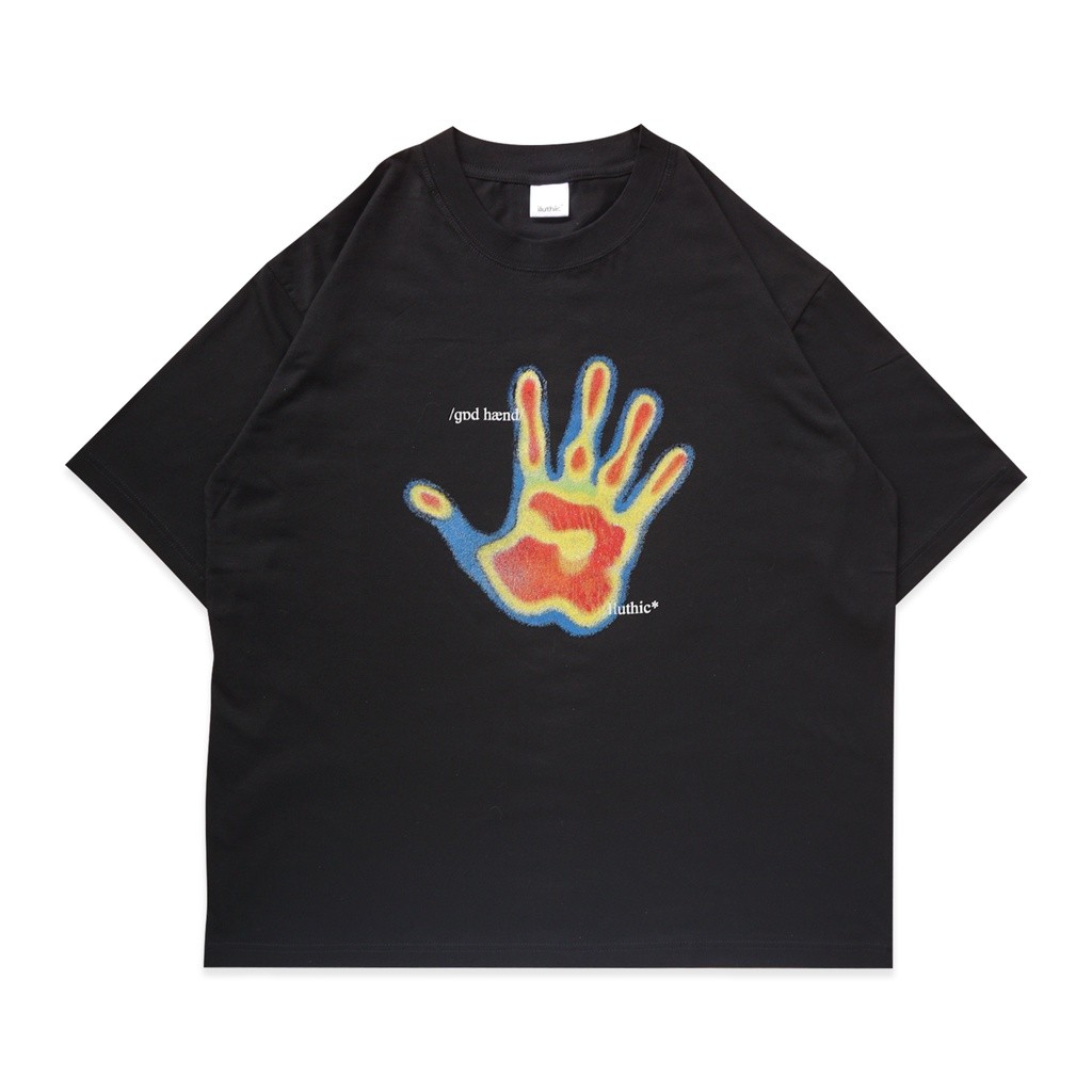 Kaos Oblong dengan Cetak Tangan untuk Santai