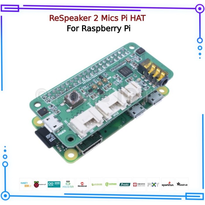 TR99 ReSpeaker 2 Mics Pi HAT For Raspberry Pi