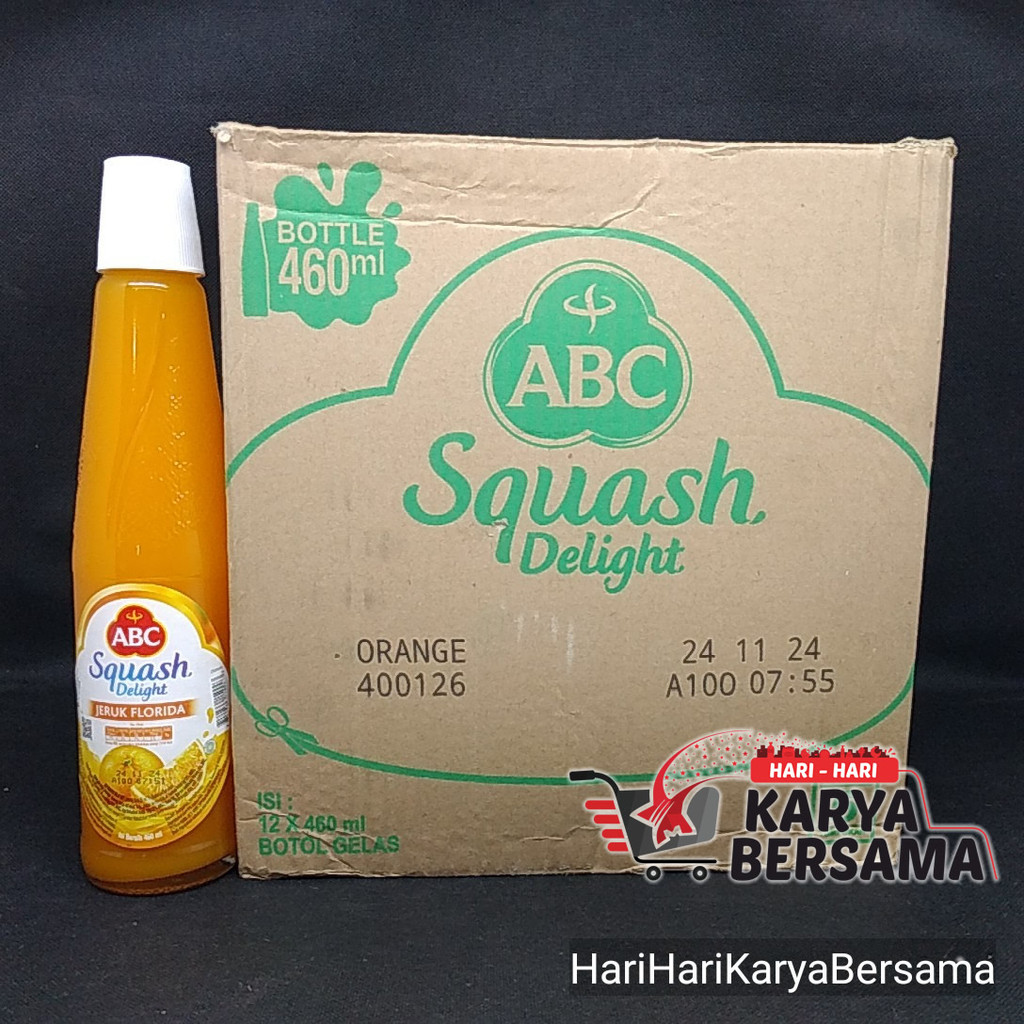 

SIRUP ABC SQUASH DELIGHT JERUK PER CARTON ISI 12'S X 460ML