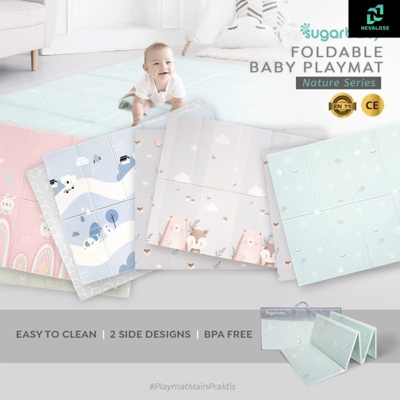 SUGAR BABY Foldable Baby Playmat Karpet Bayi