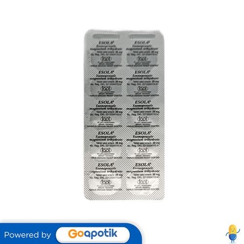 Esola 40 Mg Strip 10 Tablet