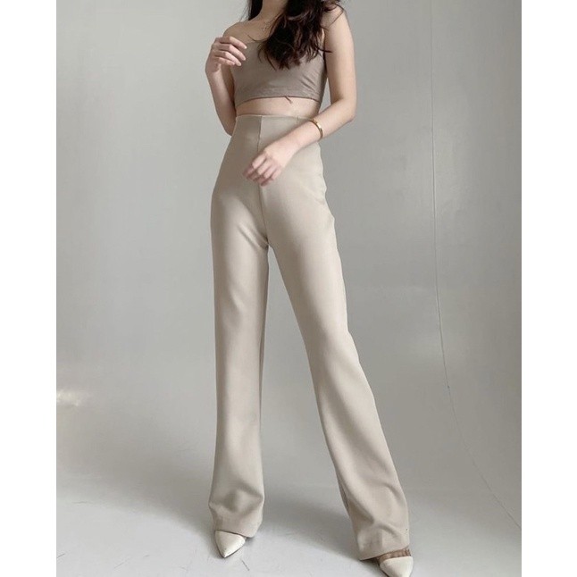 FR54E DENISSA PANT / CELANA KULOT BAHAN PANJANG OCLO OFFICIAL WANITA