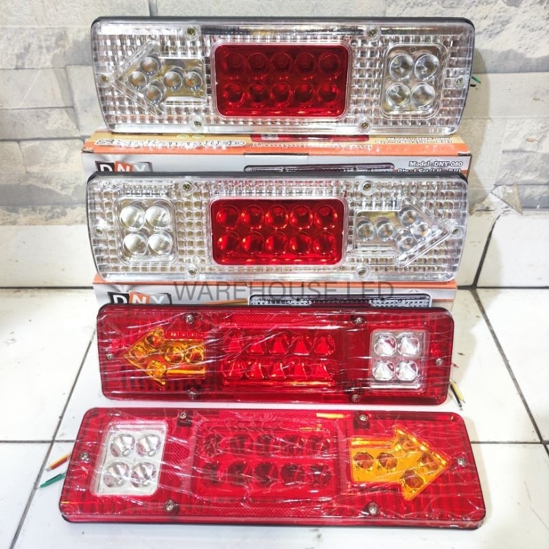 Lampu Rem Belakang Komplit /Stop lamp Assy Mitsubishi L300  MODEL  LED 12V 1SET(2PC)