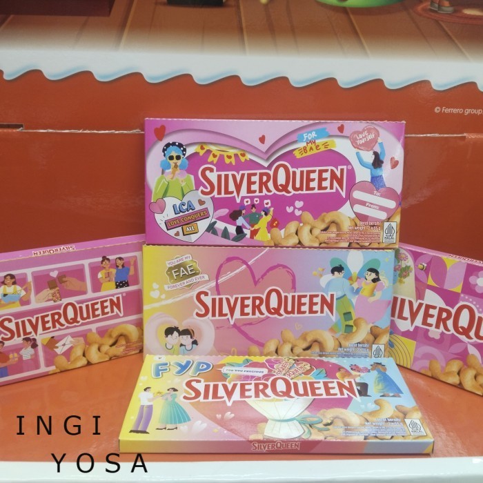 

Silver Queen Cashew 2x55gr Promo Pack / coklat silver queen