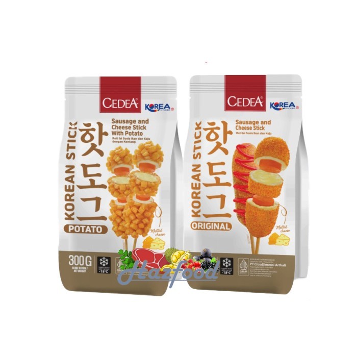 

Cedea Korean Stick Original 240 Gr | Korean Stick Potato 300 Gr