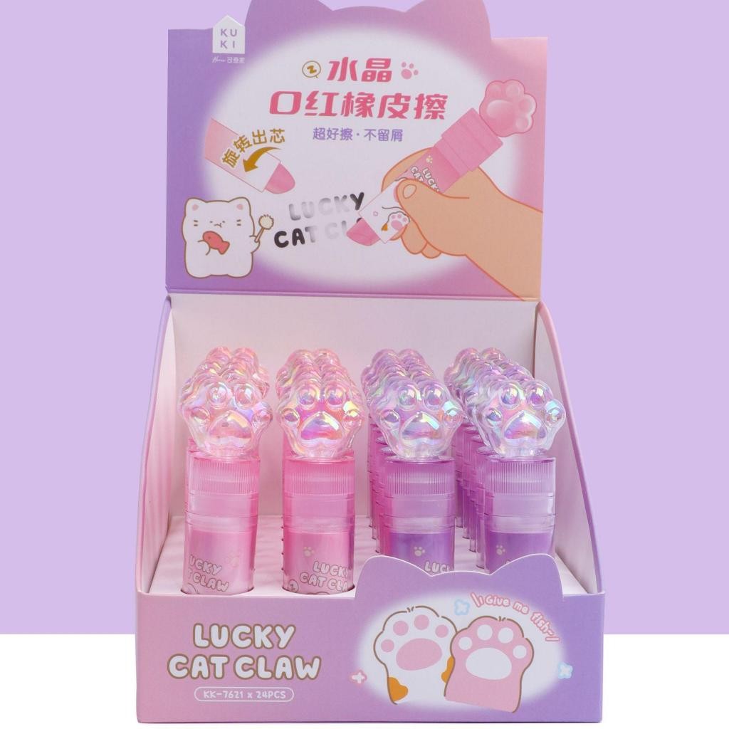 

BOBOMARTS 1 PCS ERASER KUKI PENGHAPUS LIPSTIK MOTIF LUCU PENGHAPUS SEKOLAH ANAK LUCU