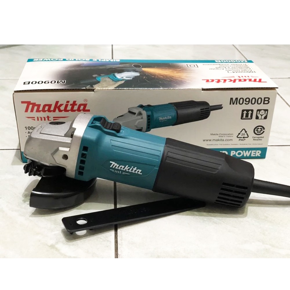 FL67TF ORIGINAL KUALITAS  Makita Mesin Gerinda Tangan M0900B Angle Grinder 4 Inci | Mikayo Angle Dis