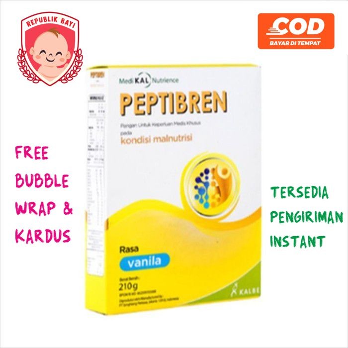 

Peptibren Vanila 195 gram Nutrisi Kesehatan Syaraf TERBARU MURAH FREE PACKING DUS BUBBLE