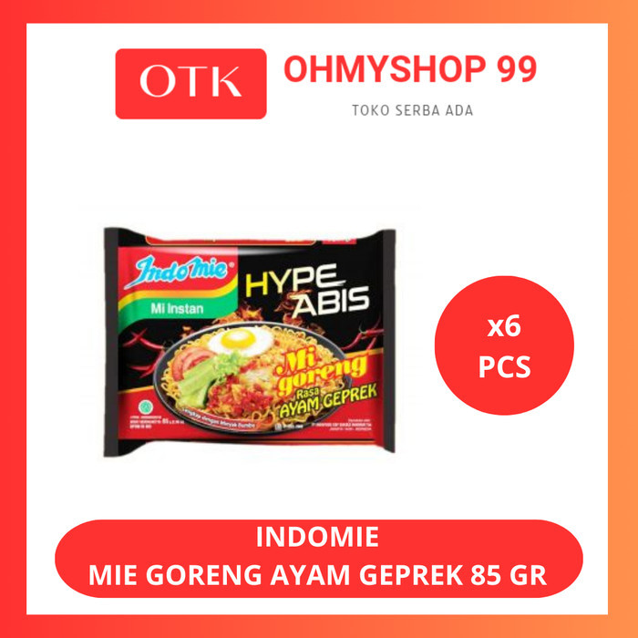 

Indomie Goreng Ayam Geprek 6x85gr