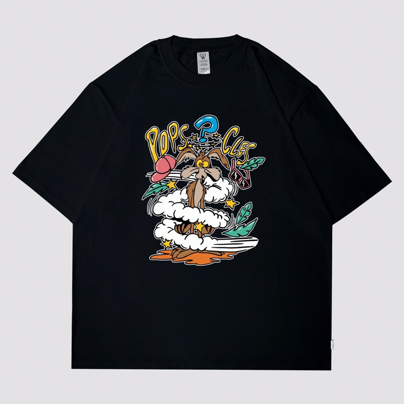 Oversized Tshirt Loney Tunes Kaos Boxy Pria Popsicles