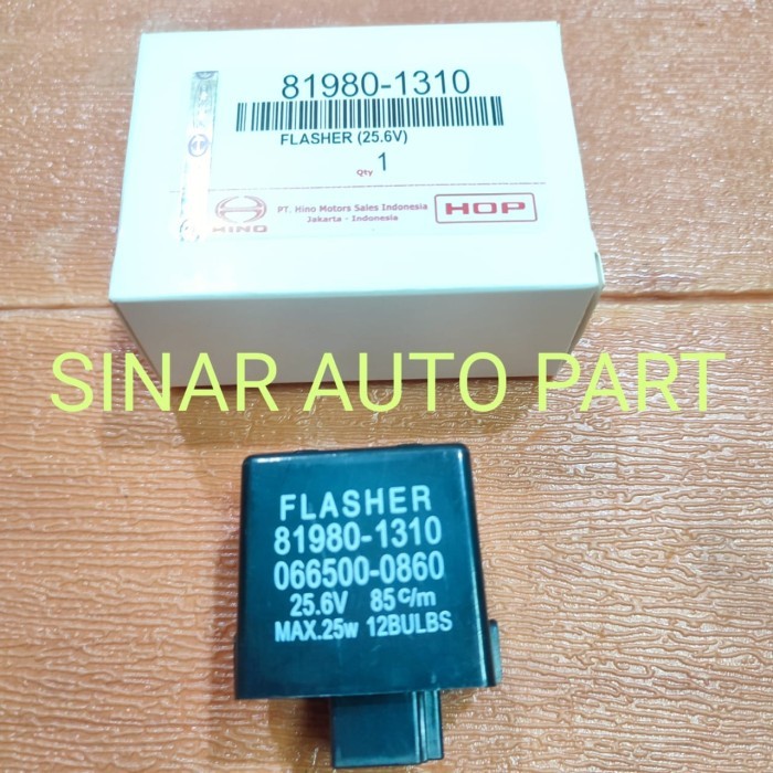 FLASHER SEIN HINO RANGER HO7C 3 PIN 25.6volt 81980-1310