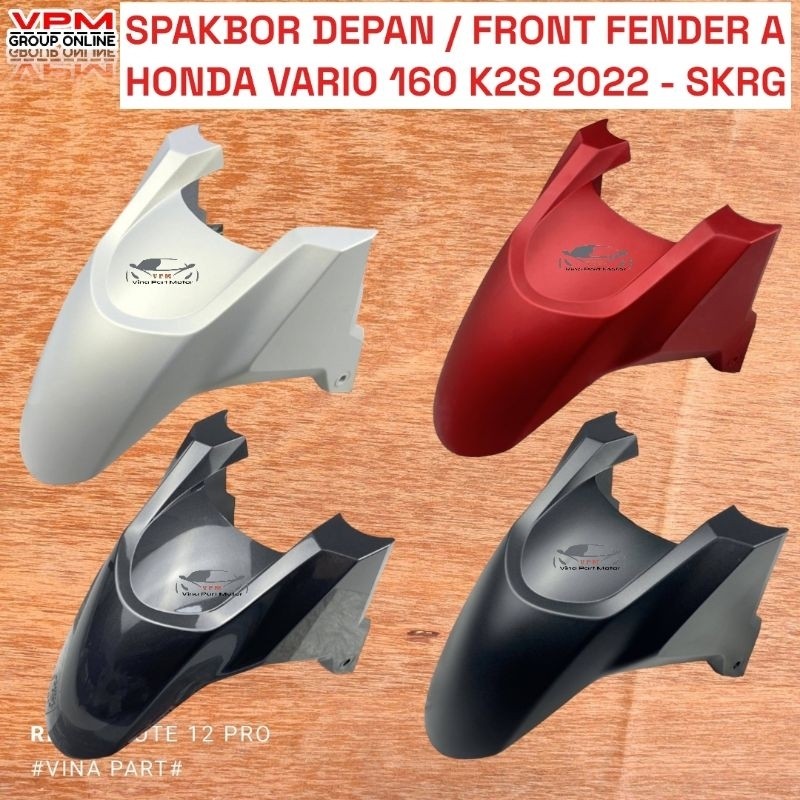 front fender A spakbor depan vario 160 K2S hitam doff putih doff merah doff gray abu abu