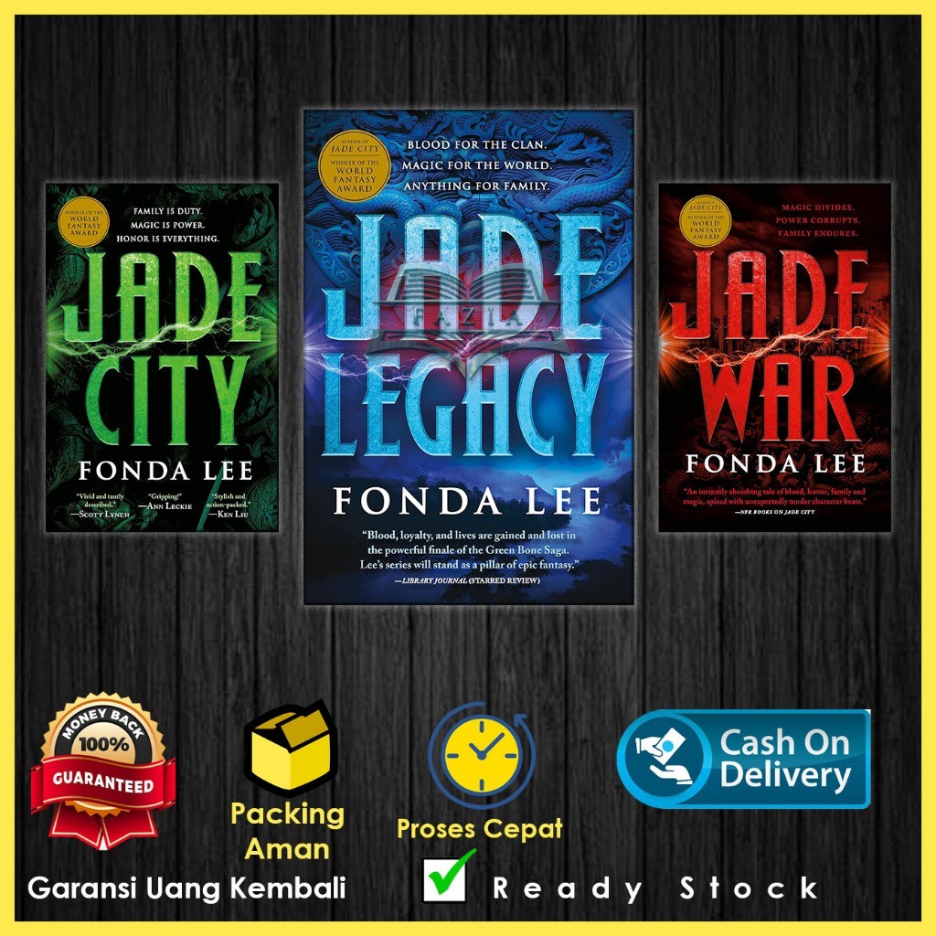 Jade City | Jade War | Jade Legacy by Fonda Lee (English/Indonesia)