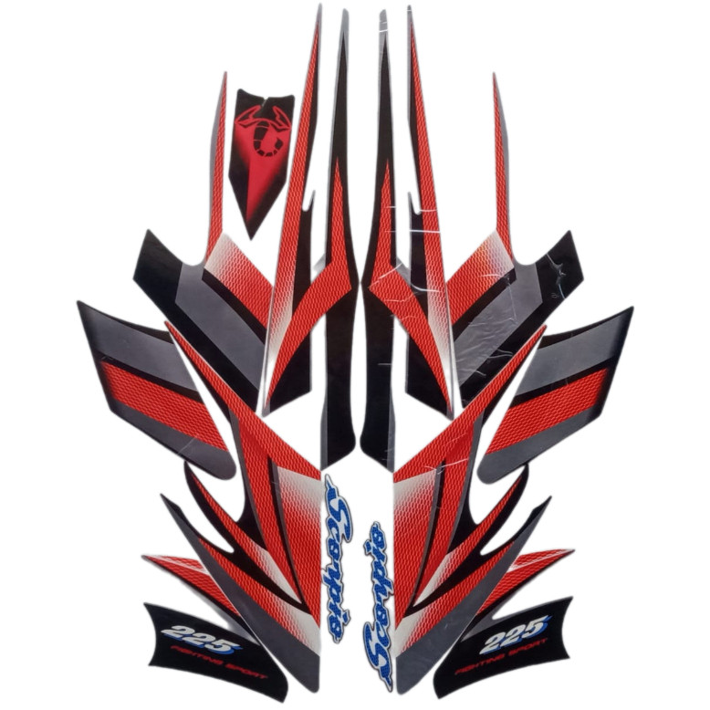 Stiker Striping Yamaha Scorpio Z 2004 - Striping Standart Scorpio Z 2004