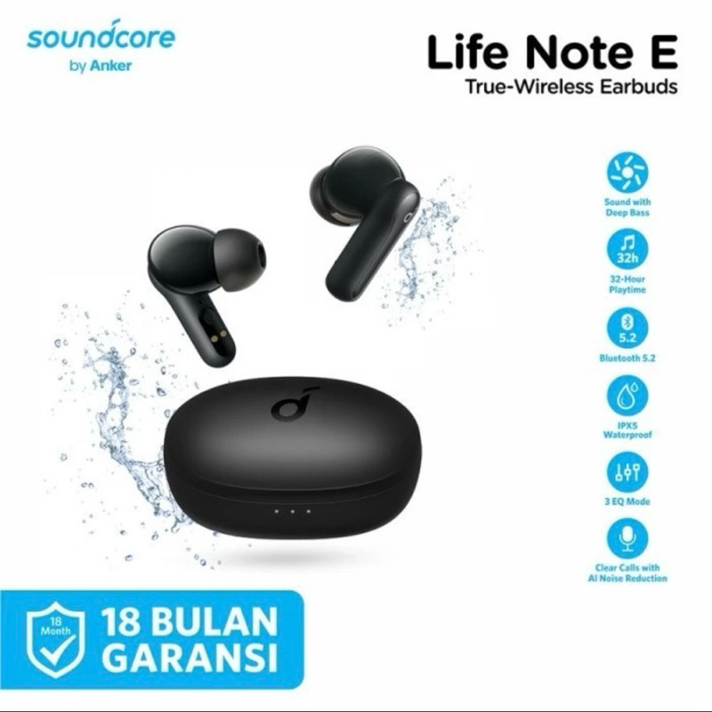 Tws Anker Soundcore life Note E A3943 / True Wireless Earphone Anker Soundcore Life Note E - A3943