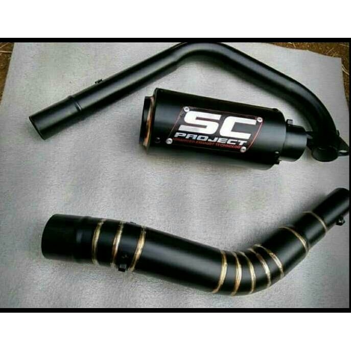 knalpot racing sc project MX KING SATRIA FU JUPITER MX SONIC