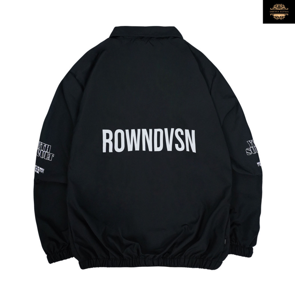 Rown Division Official Tracksuit Jacket - Rowndvsn Jaket Mortalia Black