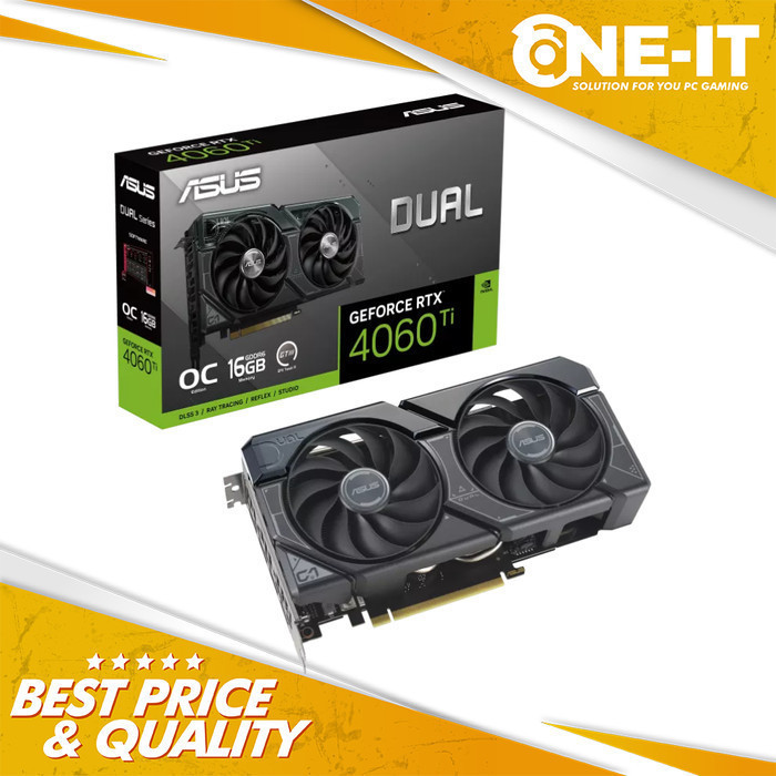 VGA ASUS Dual GeForce RTX 4060 Ti OC 16GB GDDR6 16G