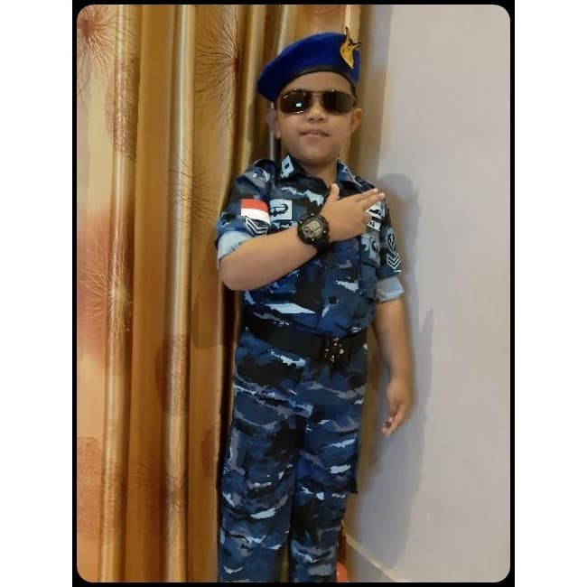 Baju Seragam Loreng TNI AU - Baju profesi Loreng TNI AU-Baju PDl AU