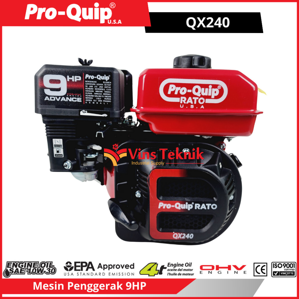 Mesin Penggerak Serbaguna Gasoline Engine 9HP Proquip QX240 QX 240