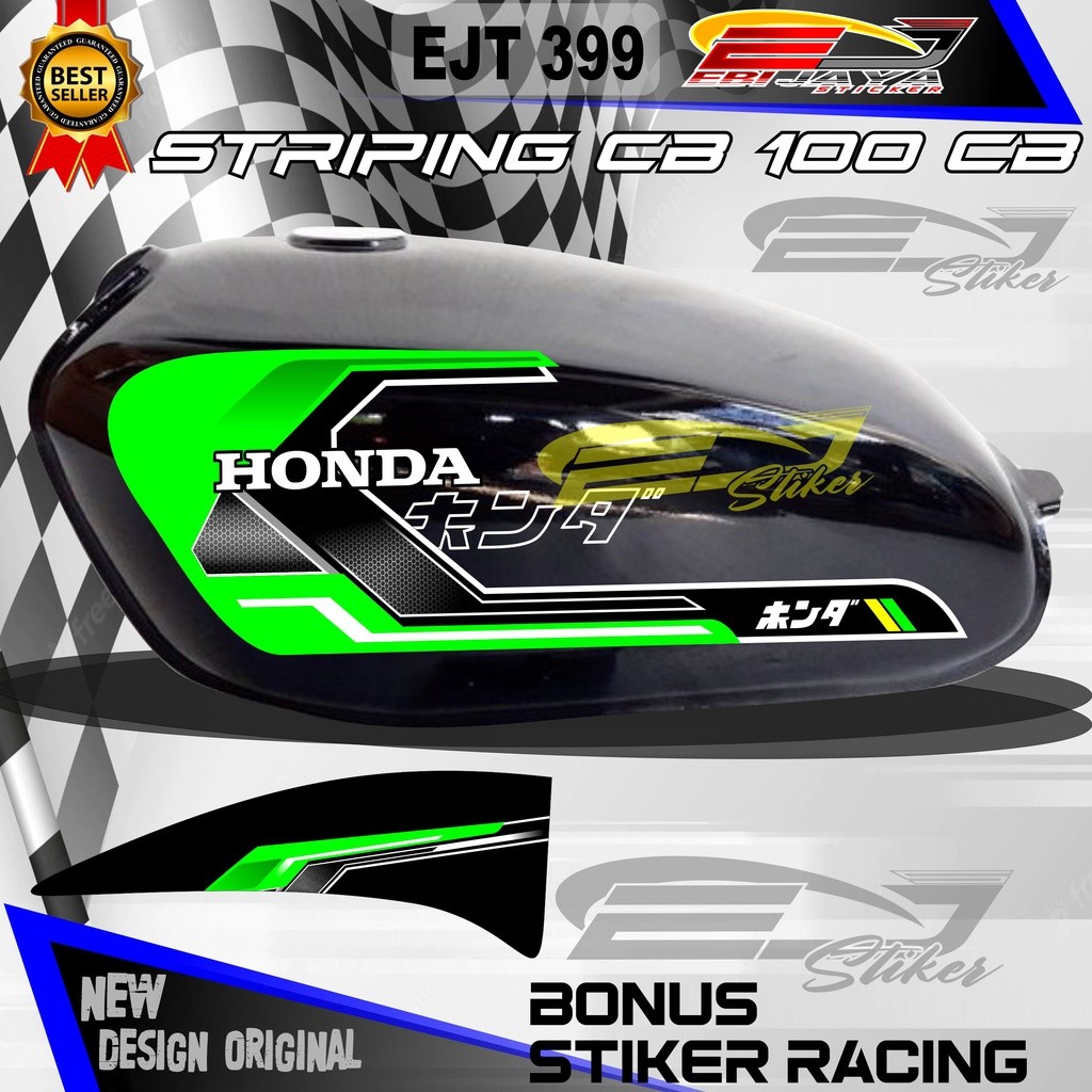 Striping Cb 100 Variasi Hologram Stikerbody Motor Cb 100 Custom Striping Motor Cb 100