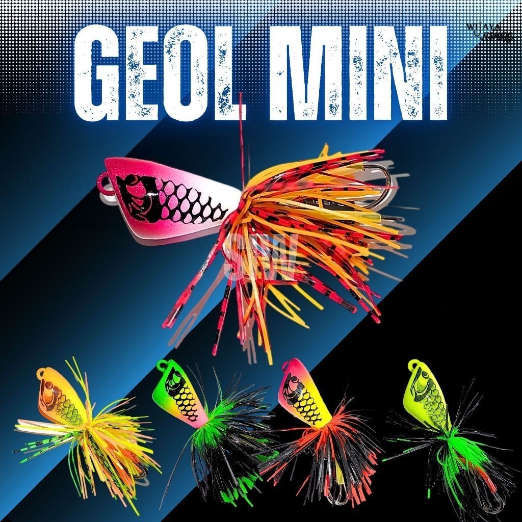 Wijaya Fishing Umpan Pancing Casting Lure MONCROT Jump Frog Geol Mini Panjang Jaws Triangle