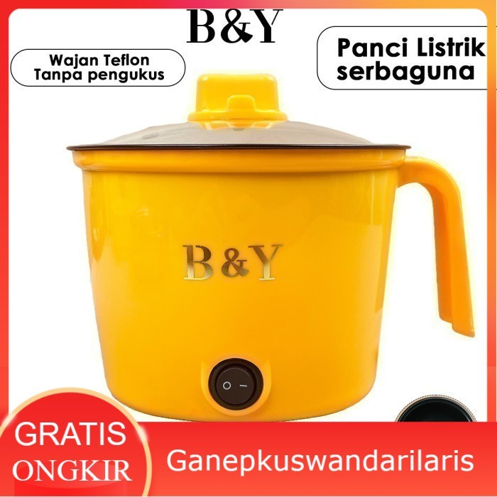 Panci Listrik Multifungsi  / Elektrik Cooker / Panci Listrik serbaguna - Teflon - Ganepkuswandarilar
