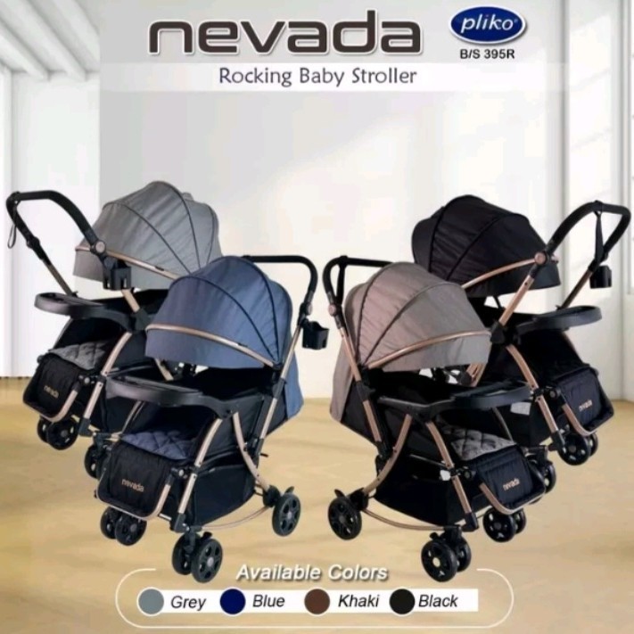 Pliko Nevada 395 Kereta Bayi Reversible Handle/Stroller baby - Lavie Baby house