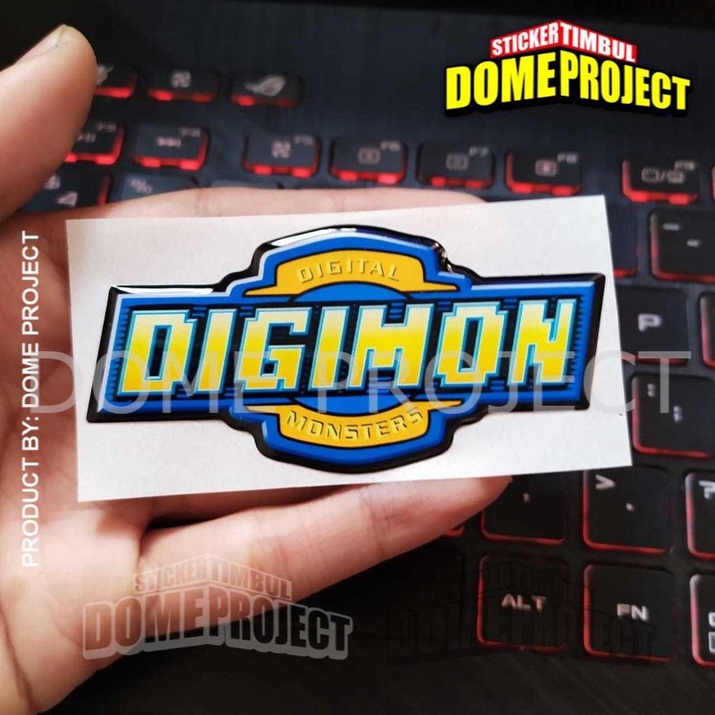 STIKER TIMBUL MOTOR ANIME DIGIMON EMBLEM STIKER TIMBUL STIKER MOBIL STICKER WATERPROOF STICKER AKSES