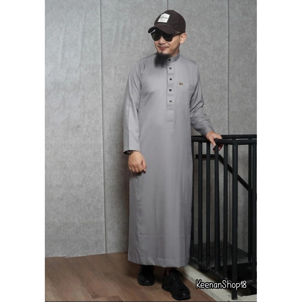 Jubah Series Kaffi | Jubah Muslim Pria Lengan Panjang | Gamis Pria Dewasa Lengan Panjang - jubah pri