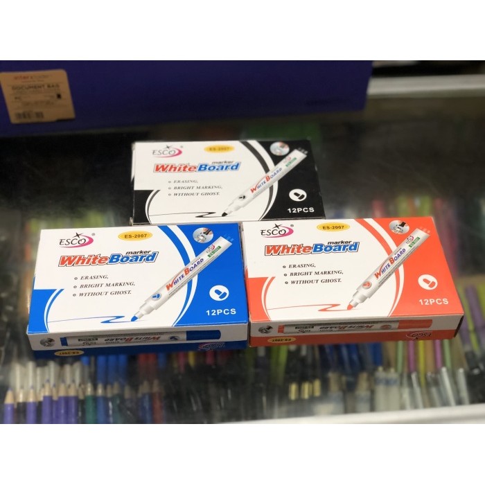 

Spidol whiteboard esco MURAH!!! - HITAM, PerPack