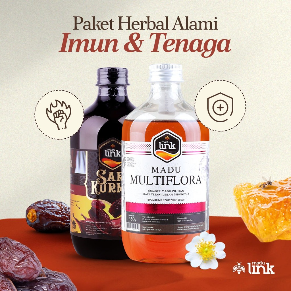 

LINK - Paket Sari Kurma X Madu Multiflora BPOM PREMIUM Untuk Tenaga