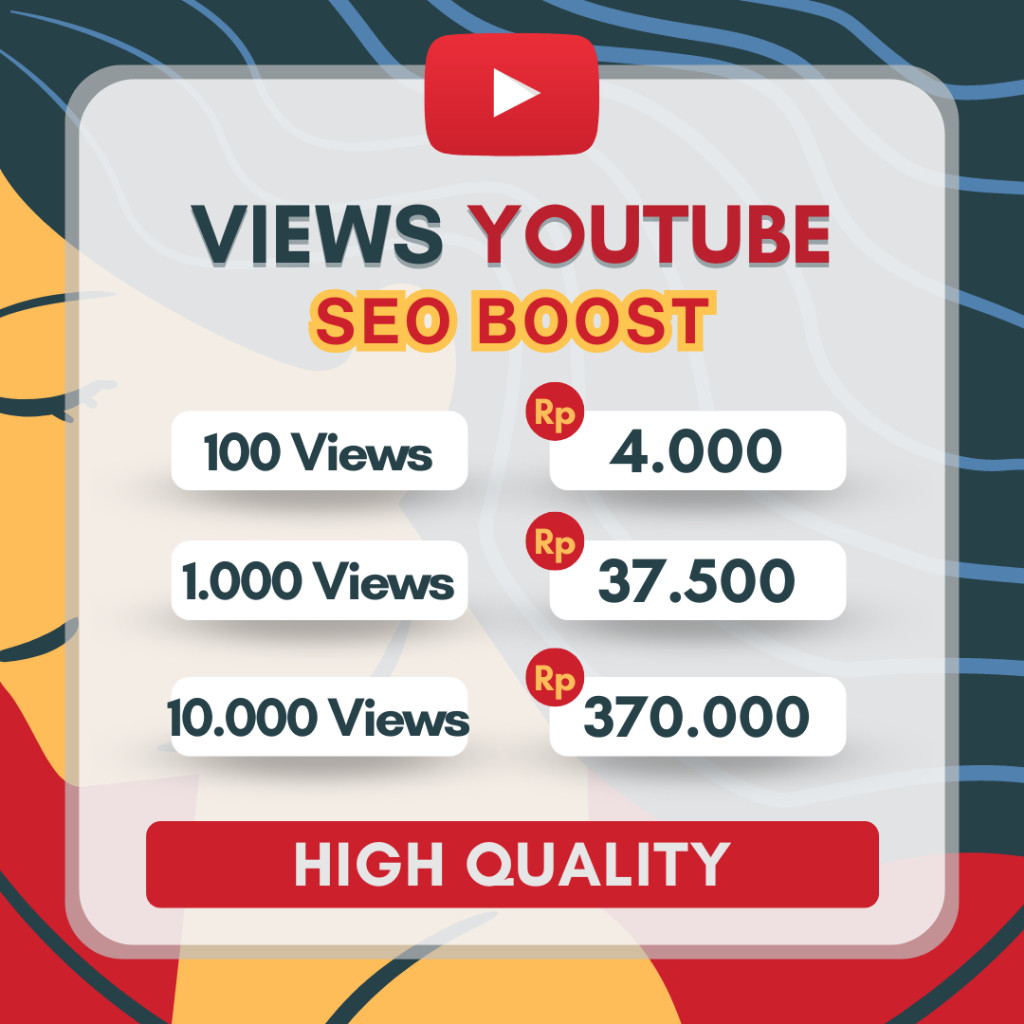 View Youtube SEO Boost | Views Suggested Rekomendasi - HIGH QUALITY