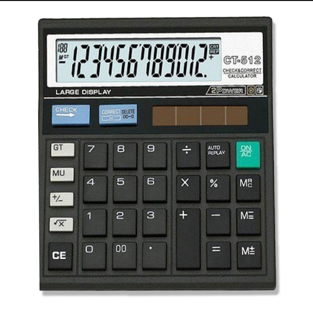 

Kalkulator CT 512 / Check Calculator CT 512