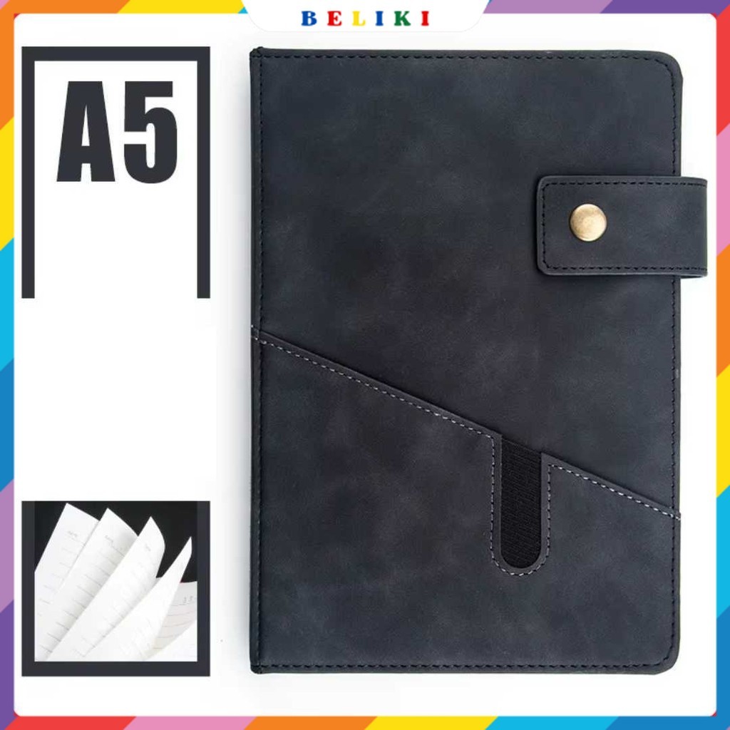 

Toddi Buku Jurnal Hardcover Notebook Diary 80 GSM 200 Halaman A5 - TD157