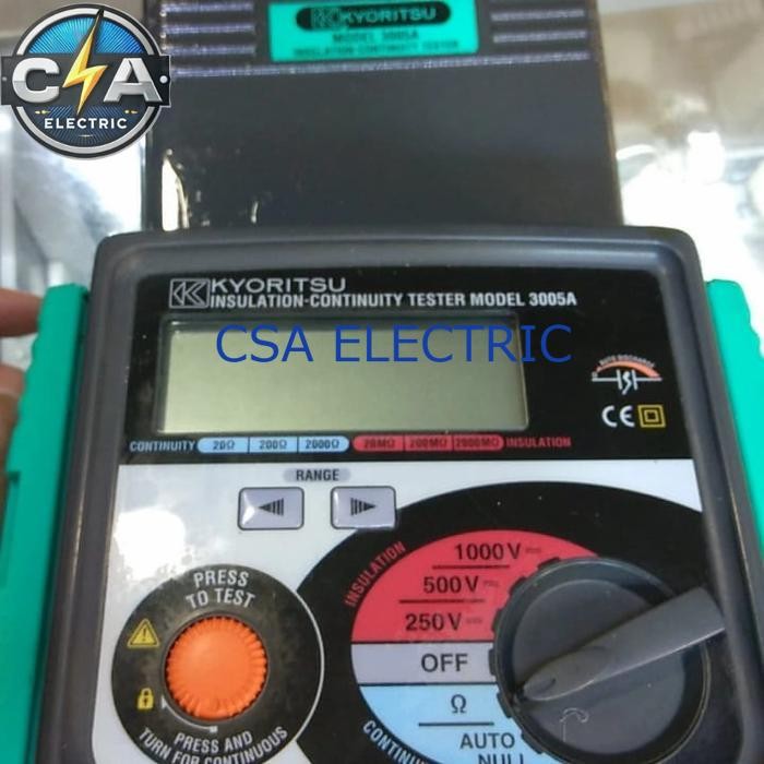 Megger kyoritsu 3005 A