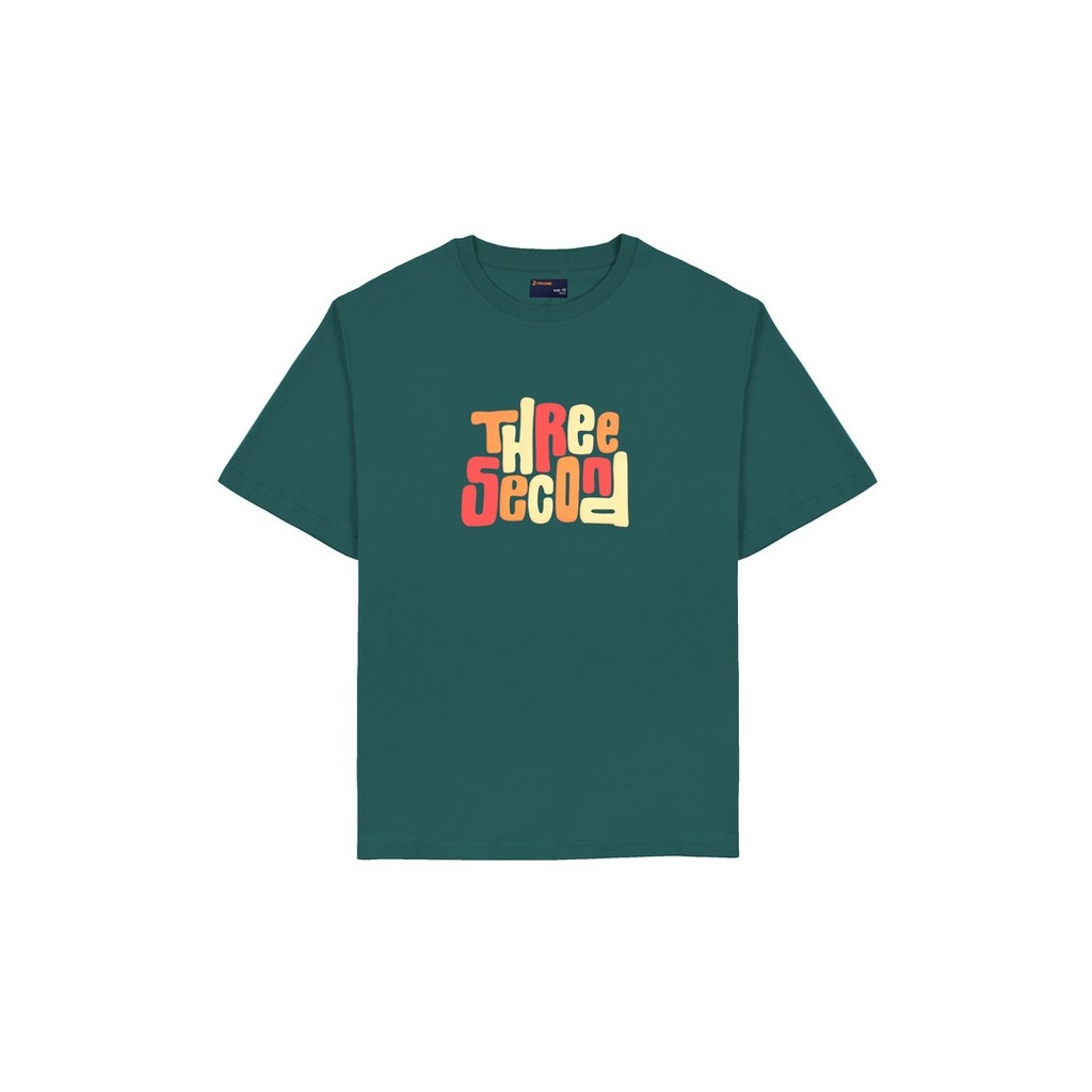 3Second Kids Boy's T-Shirt Soft Cotton Short Sleeve Puff Script 031023