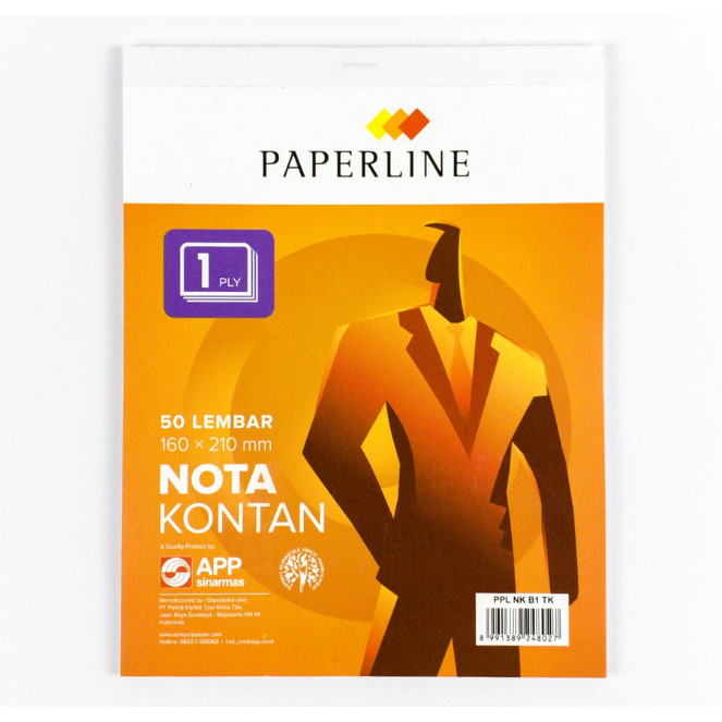 

(1 Buku) Nota Kontan Paperline Besar 1 Ply (NK B1)