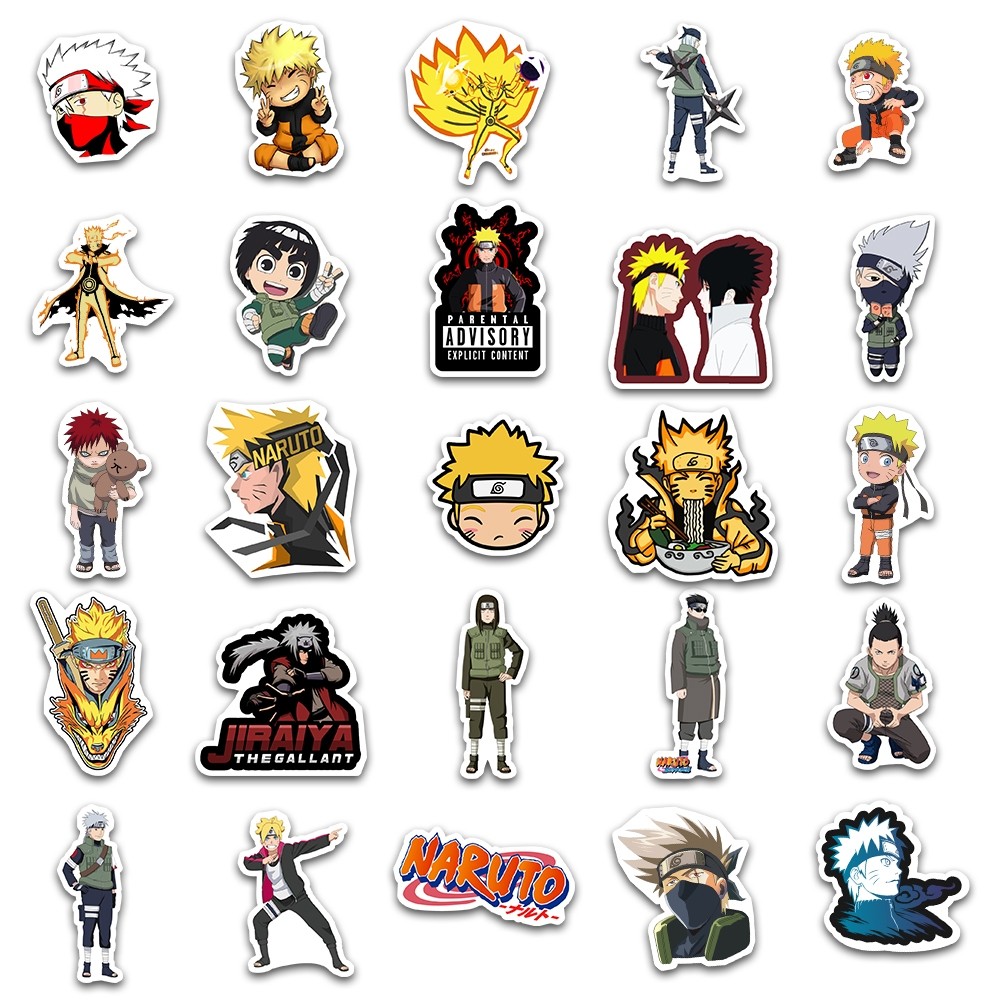 

Stiker Jepang Anime Naruto Sasuke Stiker kartun Decal Kartu Album Custom Vinyl Anti Air- Sticker Aesthetic Buku Journal Koper Casing HP Tablet Laptop Helm Motor Botol
