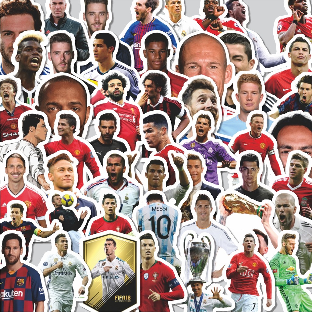 

Stiker Cutting Pack Stiker Club Football/Sepak Bola Isi 100Pcs Series Aesthetic Lucu Keren Untuk Koper Bahan Vynil