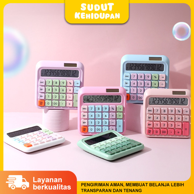 

Kalkulator Mini Solar Warna Candy Multifungsi untuk Kantor Sekolah