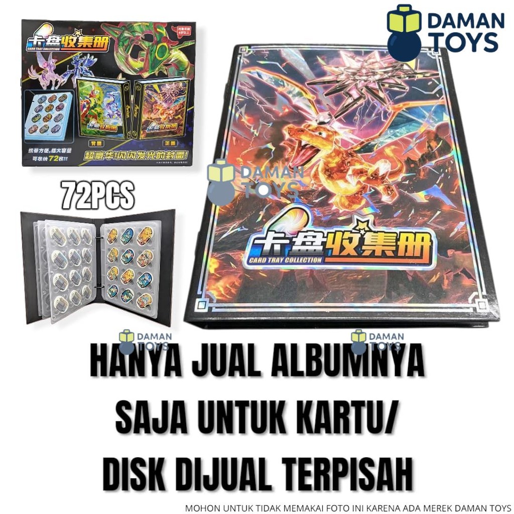 

Binder Pokemon Mezatag Mezastar untuk 72 Mezatag Casing Penyimpanan(TIDAK TERMASUK MEZATAG)