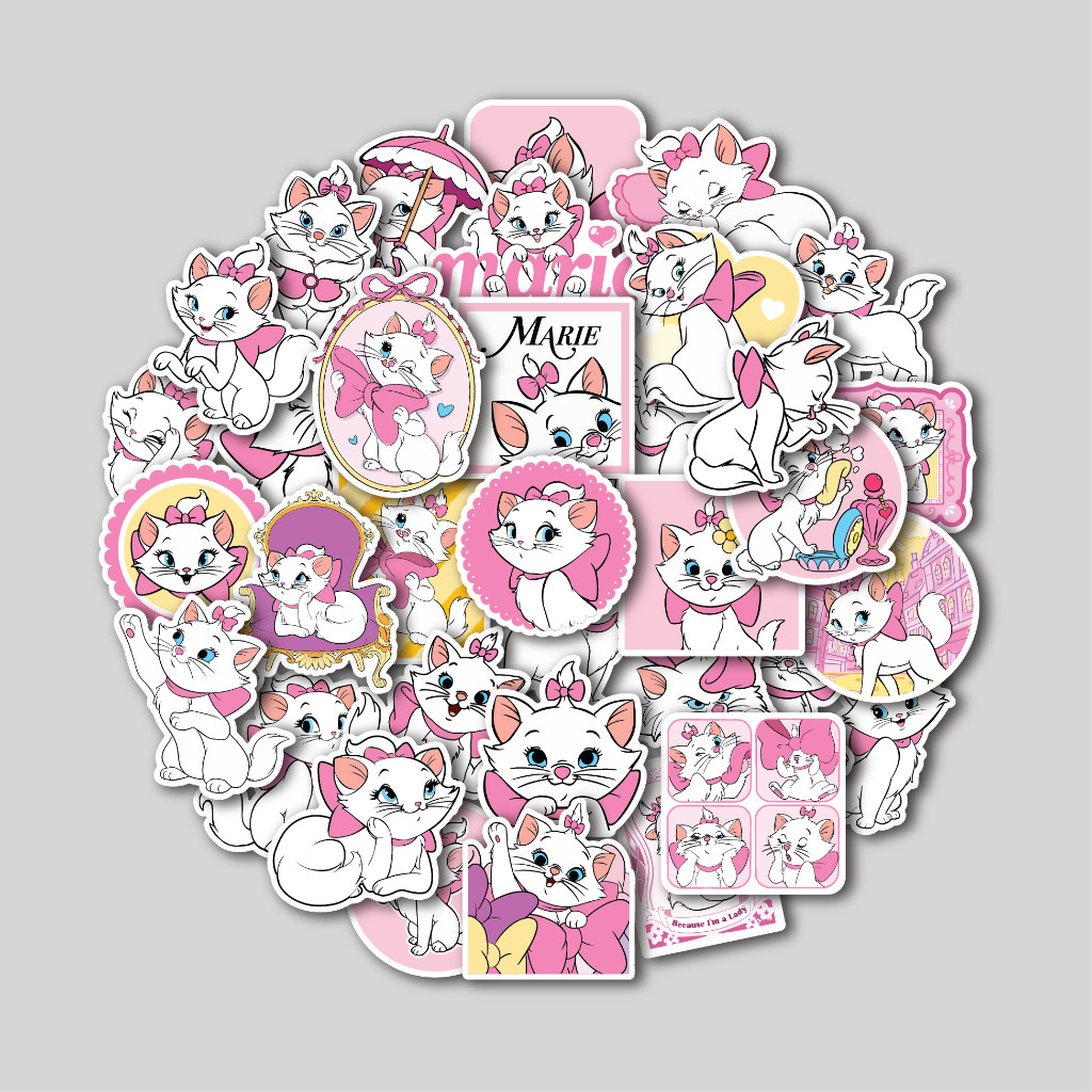 

STICKER PACK MARIE THE ARISTOCATS | STICKER TUMBLR | STIKER LAPTOP KOPER HELM